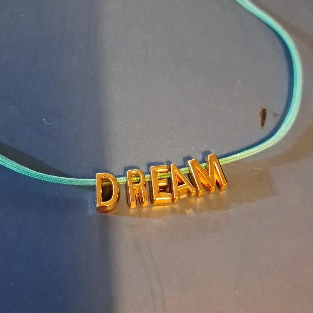 BCBGENERATION SHORT NECKLACE CHOKER ROSE GOLD DREAM blue adjustable extender - Picture 3 of 3